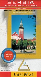 Serbia, Kosovo, Montenegro Map for businessmen and tourists / Serbia, Kosowo, Czarnogóra Mapa turystyczno-biznesowa Skala: 1:500 000