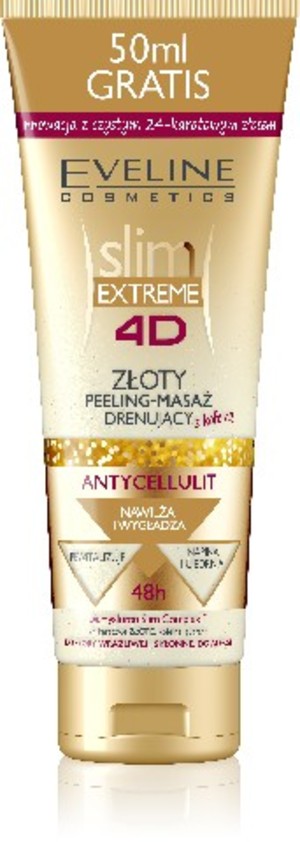 Slim Extreme 4D Złoty peeling - masaż drenujący antycellulitowy